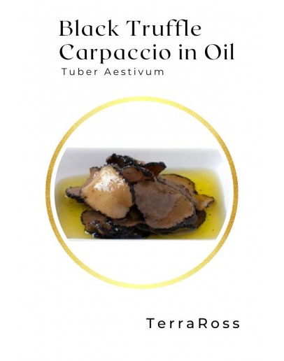 Carpaccio of Black Truffle in Olive Oil | Tuber Aestivum - 1.00kg image