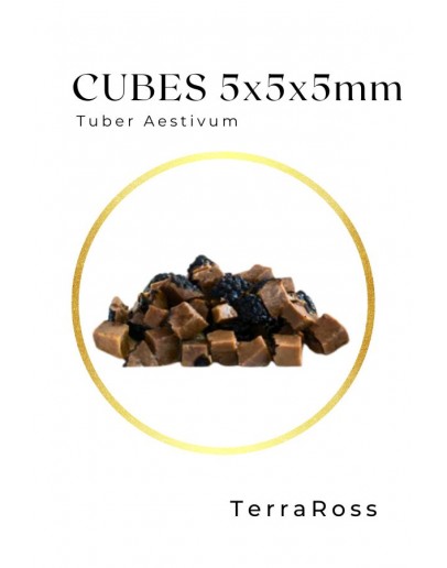 Cubes 5x5x5 of Black Truffle in Brine | Tuber Aestivum - 1.00kg  image