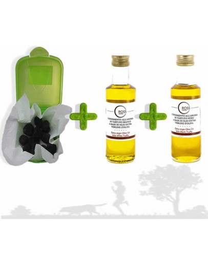 Тriple kit with fresh truffles and oils for dog training image