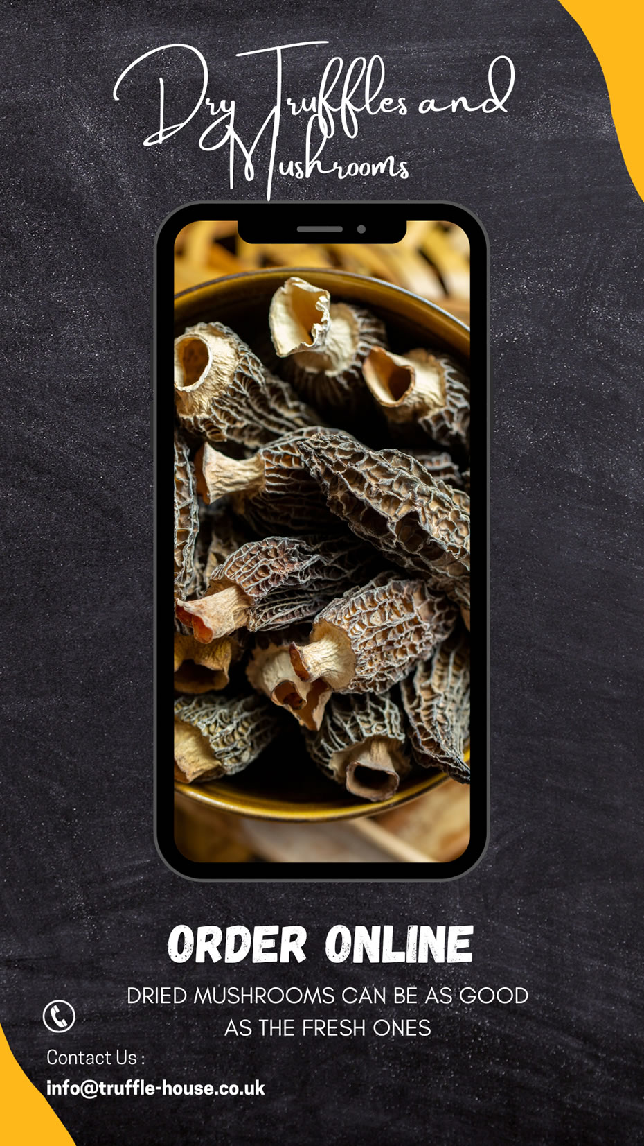Dried Truffles and Mushrooms image